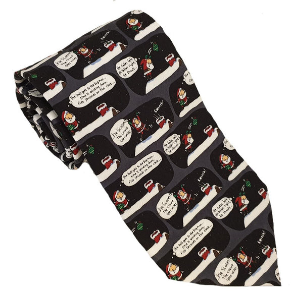 Funny Tie | Christmas Tie | Fun Tie | Santa Tie | Basketball Tie
