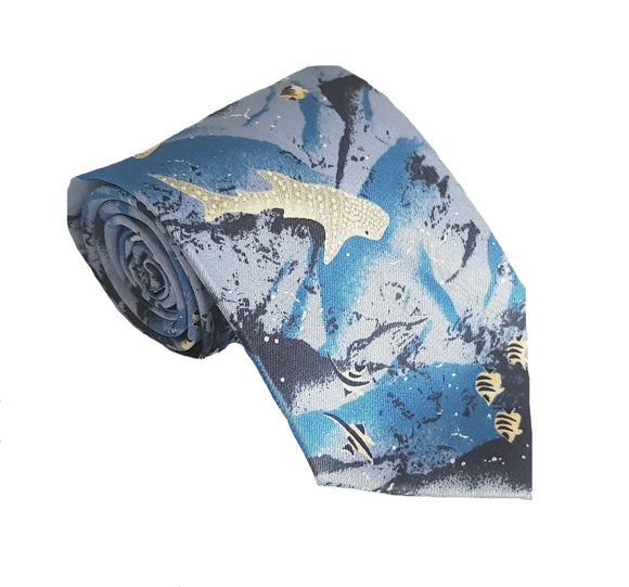 Shark Tie | Fun Tie | Funny Tie | Whale Shark | Sea Creature Tie | Sea Animal Tie