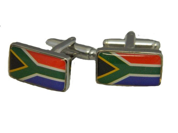South African Flag Cufflinks | SA Flag Cufflinks | South Africa Cufflinks