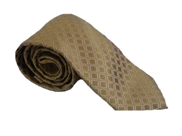 Green Necktie | Olive Green Tie | Diamond Tie