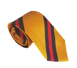 Dark Yellow Tie Australia | Formal Ties Australia | Yellow Striped Tie Australia